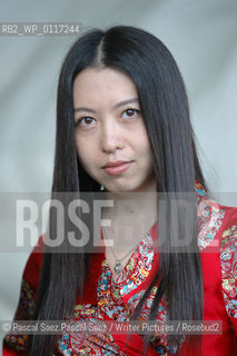 Chinese writer Wei Hui, author of Shanghai Baby at the Edinburgh International Book Festival 2005..Copyright©Pascal Saez.Pascal Saez/Writer Pictures/Rosebud2