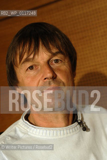 ecologist,TV presenter, writer, adventurer Nicolas Hulot after a press conference for the launch of the Pacte©Writer Pictures/Rosebud2