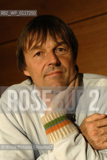 ecologist,TV presenter, writer, adventurer Nicolas Hulot after a press conference for the launch of the Pacte©Writer Pictures/Rosebud2