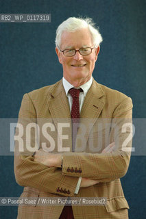 Writer and former politician Douglas Hurd at the Edinburgh International Book Festival 2007. ..Copyright©Pascal Saez/Writer Pictures/Rosebud2