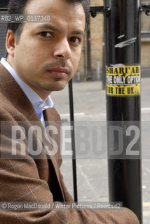 Ed Husain in the market in front of the London Hospital in Whitechapel..©Rogan MacDonald/Writer Pictures/Rosebud2