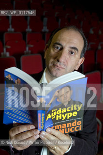 Armando Giovanni Iannucci, Scottish comedian, writer, director, performer and radio producer...copyright©Nick Cunard/Writer Pictures/Rosebud2