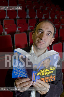 Armando Giovanni Iannucci, Scottish comedian, writer, director, performer and radio producer...copyright©Nick Cunard/Writer Pictures/Rosebud2