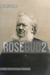 Henrik Ibsen (1828-1906).Norweigian playwright and poet..Copyright©NMG/Writer Pictures/Rosebud2