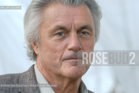 American writer John Irving, author of novels like The Cider House Rules or The World According to Garp at the Edinburgh International Book Festival 2003..Copyright©Pascal Saez.Pascal Saez/Writer Pictures/Rosebud2
