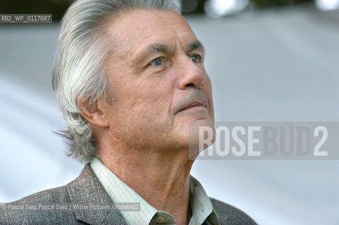American writer John Irving, author of novels like The Cider House Rules or The World According to Garp at the Edinburgh International Book Festival 2003..Copyright©Pascal Saez.Pascal Saez/Writer Pictures/Rosebud2