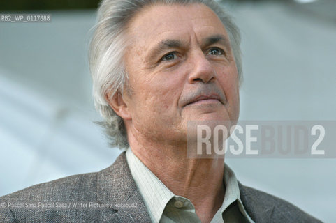 American writer John Irving, author of novels like The Cider House Rules or The World According to Garp at the Edinburgh International Book Festival 2003..Copyright©Pascal Saez.Pascal Saez/Writer Pictures/Rosebud2