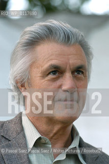 American writer John Irving, author of novels like The Cider House Rules or The World According to Garp at the Edinburgh International Book Festival 2003..Copyright©Pascal Saez.Pascal Saez/Writer Pictures/Rosebud2