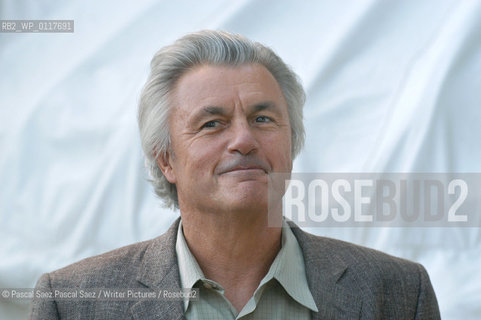 American writer John Irving, author of novels like The Cider House Rules or The World According to Garp at the Edinburgh International Book Festival 2003..Copyright©Pascal Saez.Pascal Saez/Writer Pictures/Rosebud2