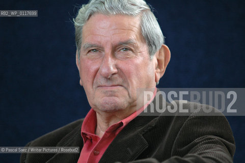Writer Jeremy Isaacs, who was the first chief of Channel 4 and director of the Royal Opera House, and author of Look Me In The Eye at the Edinburgh International Book Festival...Copyright©Pascal Saez/Writer Pictures/Rosebud2