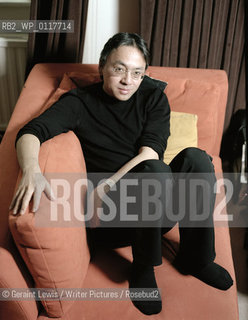 Kazuo Ishiguro author at home.....Copyright©Geraint Lewis/Writer Pictures/Rosebud2