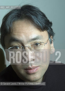 Kazuo Ishiguro author at home.....Copyright©Geraint Lewis/Writer Pictures/Rosebud2