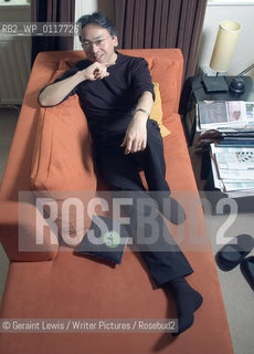 Kazuo Ishiguro author at home.....Copyright©Geraint Lewis/Writer Pictures/Rosebud2