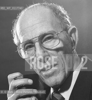 Professor of Geriatric Medicine at Birmingham University from 1974 to 1989  - Professor Bernard Isaacs author of The Challenge of Geriatric Medicine..©.©Photo/Writer Pictures/Rosebud2