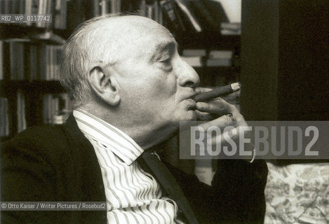Vas Istvan, Hungarian Poet.  Undated Photo..©Otto Kaiser/Writer Pictures/Rosebud2