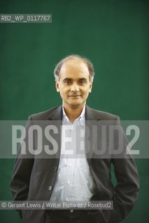 Pico Iyer, writer of the book The Open Roadabout The Dalai Lama in exile at The Edinburgh International Book Festival 2009..copyright©Geraint Lewis/Writer Pictures/Rosebud2