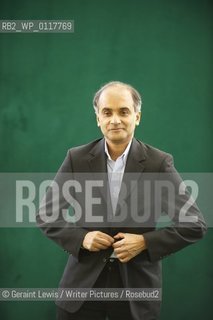 Pico Iyer, writer of the book The Open Roadabout The Dalai Lama in exile at The Edinburgh International Book Festival 2009..copyright©Geraint Lewis/Writer Pictures/Rosebud2