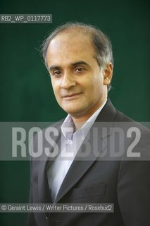 Pico Iyer, writer of the book The Open Roadabout The Dalai Lama in exile at The Edinburgh International Book Festival 2009..copyright©Geraint Lewis/Writer Pictures/Rosebud2