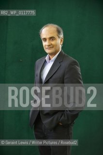 Pico Iyer, writer of the book The Open Roadabout The Dalai Lama in exile at The Edinburgh International Book Festival 2009..copyright©Geraint Lewis/Writer Pictures/Rosebud2