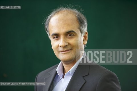 Pico Iyer, writer of the book The Open Roadabout The Dalai Lama in exile at The Edinburgh International Book Festival 2009..copyright©Geraint Lewis/Writer Pictures/Rosebud2
