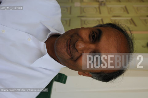Pico Iyer, author, at The DSC Jaipur Literature Festival 2009 billed as Asias Leading Literary Festival at Diggi Palace the old city area of Jaipur,  capital city of Rajastan...copyright©Nick Cunard/Writer Pictures/Rosebud2
