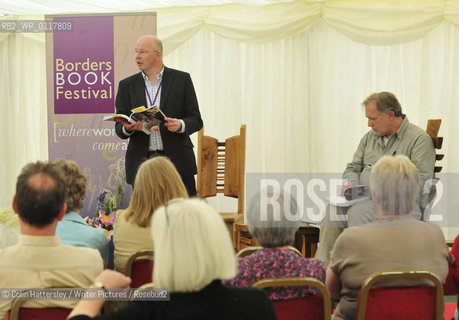 Douglas Jackson Reading event at the Borders Book Festival, hosted by David Robinson 21/06/09....Copyright©Colin Hattersley/Writer Pictures/Rosebud2