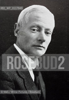 William Wymark Jacobs (1863–1943)  English author. His humorous sea stories were first collected in Many Cargoes (1896)..Copyright©NMG/Writer Pictures/Rosebud2