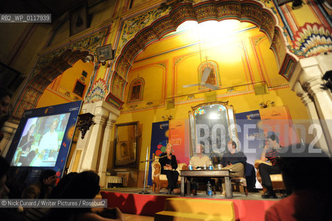 The DSC Jaipur Literature Festival 2009 billed as Asias Leading Literary Festival at Diggi Palace the old city area of Jaipur,  capital city of Rajastan...copyright©Nick Cunard/Writer Pictures/Rosebud2