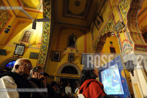The DSC Jaipur Literature Festival 2009 billed as Asias Leading Literary Festival at Diggi Palace the old city area of Jaipur,  capital city of Rajastan...copyright©Nick Cunard/Writer Pictures/Rosebud2