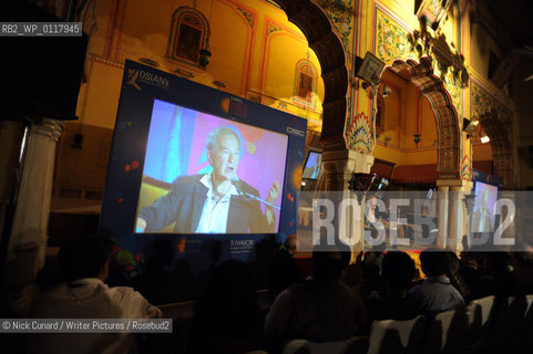 The DSC Jaipur Literature Festival 2009 billed as Asias Leading Literary Festival at Diggi Palace the old city area of Jaipur,  capital city of Rajastan...copyright©Nick Cunard/Writer Pictures/Rosebud2