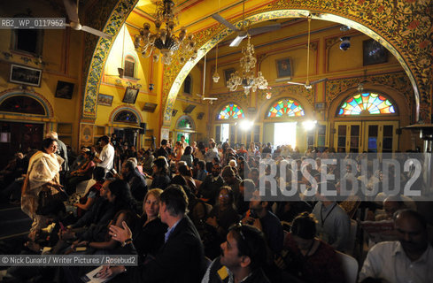 The DSC Jaipur Literature Festival 2009 billed as Asias Leading Literary Festival at Diggi Palace the old city area of Jaipur,  capital city of Rajastan...copyright©Nick Cunard/Writer Pictures/Rosebud2