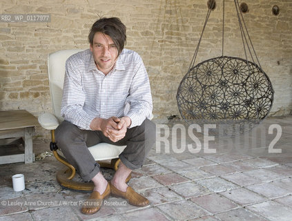 Alex James, bass player with the band Blur pictured at his house...copyright©Lesley Anne Churchill/Writer Pictures/Rosebud2