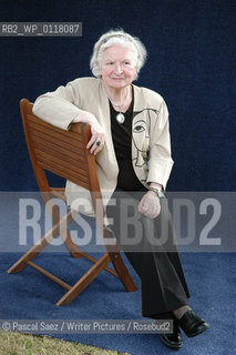 Crime writer P D James at the Edinburgh International Book Festival...Copyright©Pascal Saez/Writer Pictures/Rosebud2