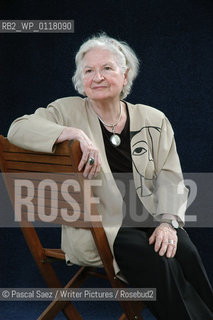 Crime writer P D James at the Edinburgh International Book Festival...Copyright©Pascal Saez/Writer Pictures/Rosebud2