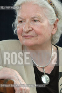 Crime writer P D James at the Edinburgh International Book Festival...Copyright©Pascal Saez/Writer Pictures/Rosebud2