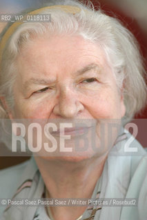 British crime writer P.D.  James at the Edinburgh International Book Festival 2003...Copyright©Pascal Saez.Pascal Saez/Writer Pictures/Rosebud2