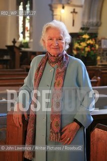 PD James in conversation with John Walsh at St Mary Magdalene Church in Woodstock...copyright©John Lawrence/Writer Pictures/Rosebud2