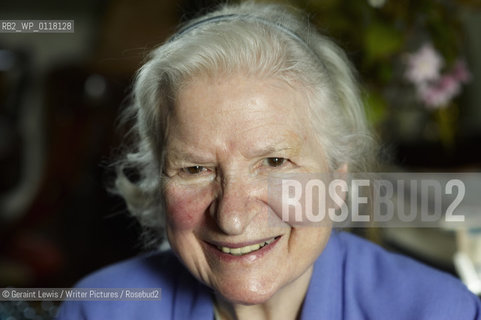 P D James British Crime Writer at home in Notting Hill..Copyright©Geraint Lewis/Writer Pictures/Rosebud2