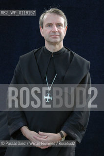 Monk and writer Father Christopher Jamison at the Edinburgh International Book Festival...Copyright©Pascal Saez/Writer Pictures/Rosebud2