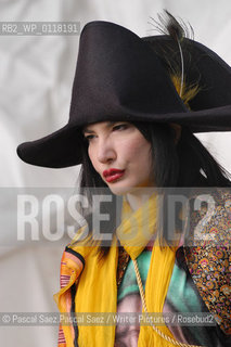 American writer Tama Janowitz (author of Slaves of New York) at the Edinburgh International Book Festival 2003..Copyright©Pascal Saez.Pascal Saez/Writer Pictures/Rosebud2