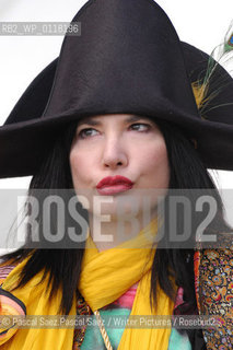 American writer Tama Janowitz (author of Slaves of New York) at the Edinburgh International Book Festival 2003..Copyright©Pascal Saez.Pascal Saez/Writer Pictures/Rosebud2