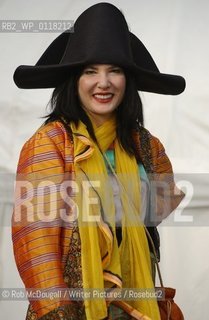 Cult New York Author Tama Janowitz appearing at the Edinburgh International Book Festival 2003...Copyright©Rob McDougall/Writer Pictures/Rosebud2