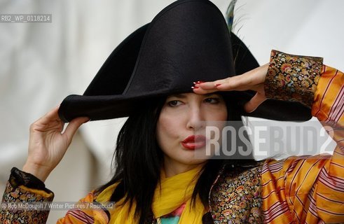 Cult New York Author Tama Janowitz appearing at the Edinburgh International Book Festival 2003...Copyright©Rob McDougall/Writer Pictures/Rosebud2