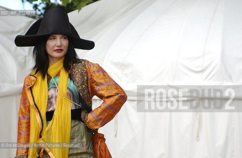 Cult New York Author Tama Janowitz appearing at the Edinburgh International Book Festival 2003...Copyright©Rob McDougall/Writer Pictures/Rosebud2