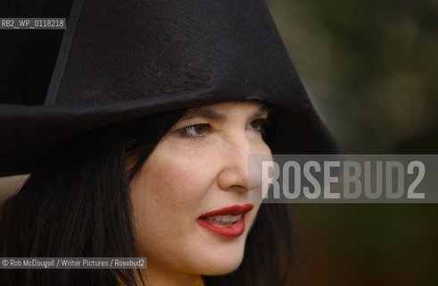 Cult New York Author Tama Janowitz appearing at the Edinburgh International Book Festival 2003...Copyright©Rob McDougall/Writer Pictures/Rosebud2