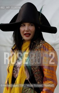 Cult New York Author Tama Janowitz appearing at the Edinburgh International Book Festival 2003...Copyright©Rob McDougall/TSPL/Writer Pictures/Rosebud2