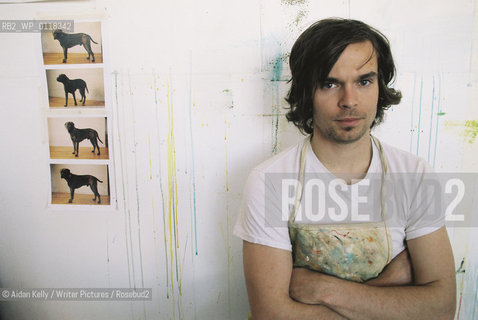 Oliver Jeffers, Writer and Illustrator photographed in his studio in Dublin. 25/03/2007..copyright©Aidan Kelly/Writer Pictures/Rosebud2