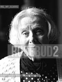 Elizabeth Jenkins, British novelist, photographed in London in 1992. ..©Nigel Sutton/Writer Pictures/Rosebud2