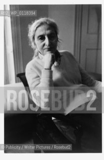 Ruth Prawer Jhabvala..©Publicity/Writer Pictures/Rosebud2