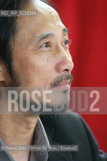 Chinese writer Ma Jian at the Edinburgh International Book Festival..He now lives in exile. His novel Stick Out Your Tongue was banned in China...Copyright©Pascal Saez/Writer Pictures/Rosebud2